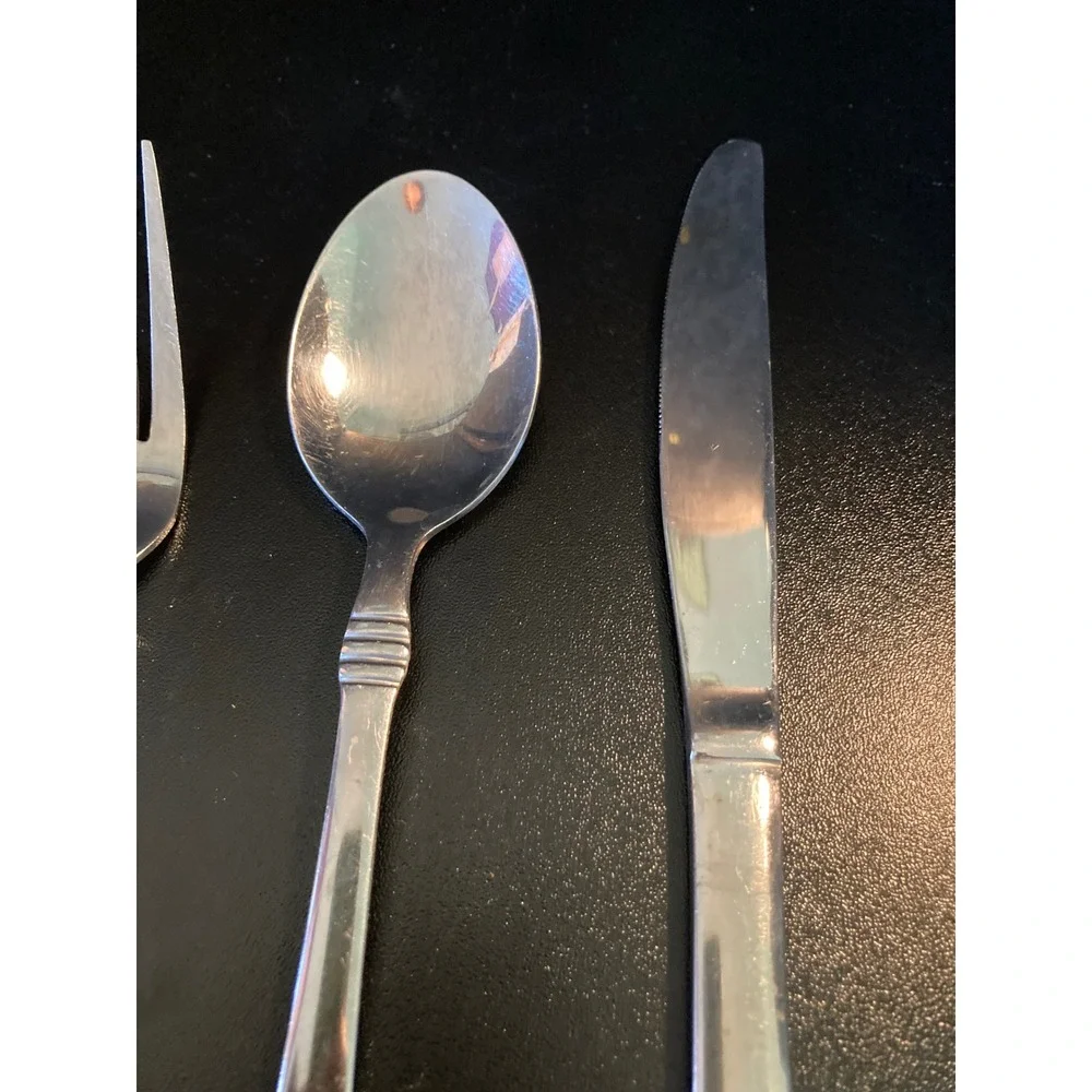 Cambridge Stainless Flatware Set 24 Pc Spoons Forks Knives Replacement Lot China